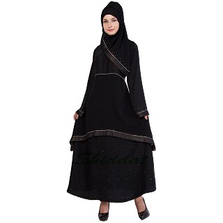 Layered abaya - Prayer outfit in Nidha fabric